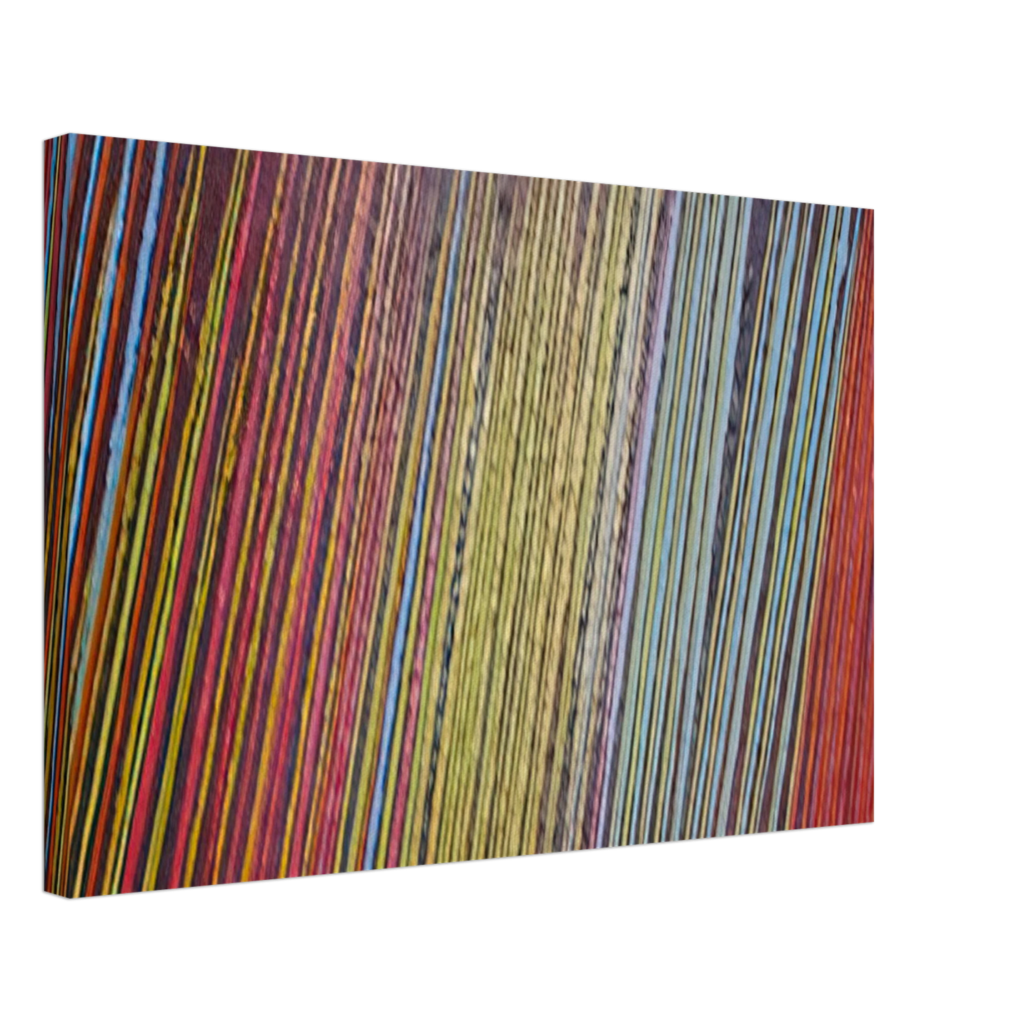 Ronnie Landfield - Red Line Painting - 1968 Canvas - 70x100 cm / 28x40 inches-canvas