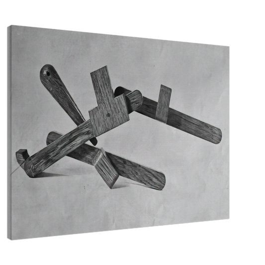 Gyula Kosice - Royi - 1945 Canvas - 20x30 cm / 8x12 inches-canvas