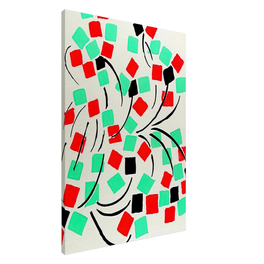 Sonia Delaunay - COMPOSITION 31 Canvas - 20x30 cm / 8x12 inches-canvas