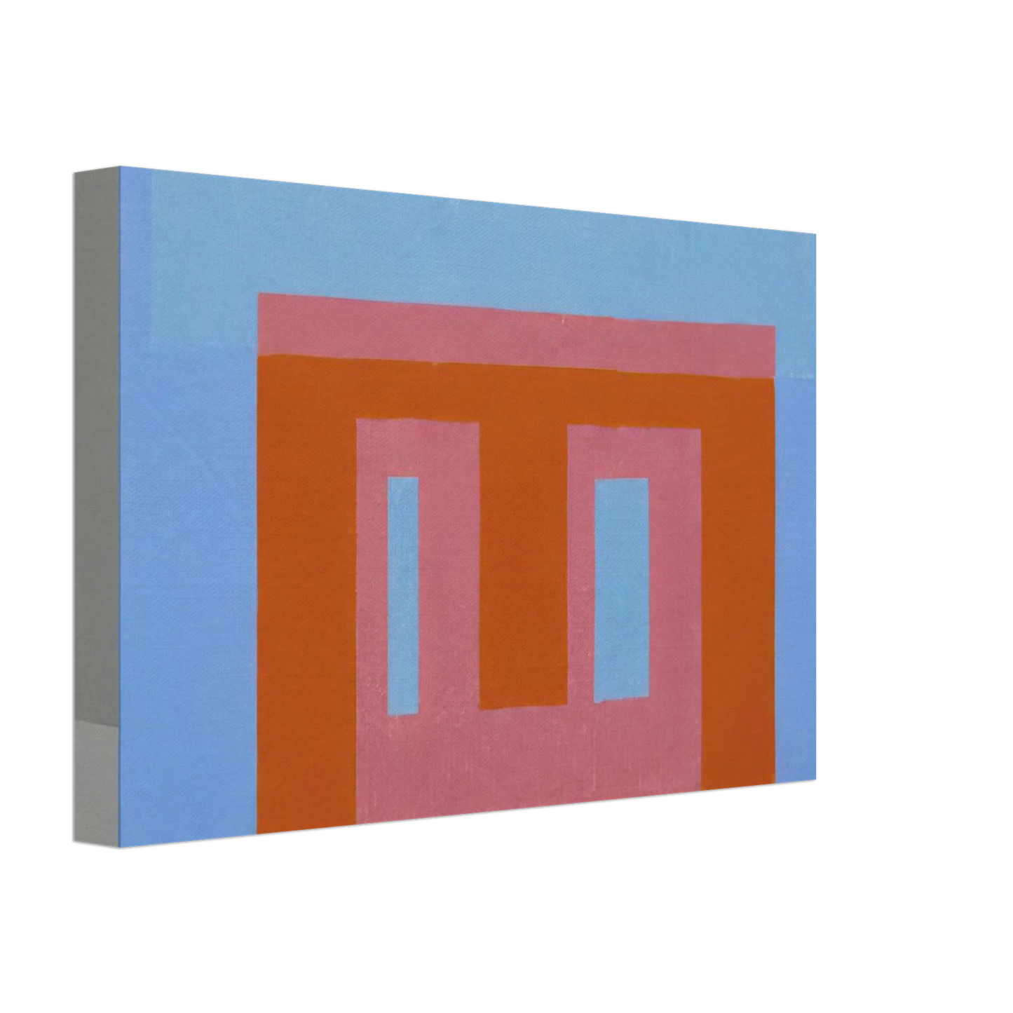 Josef Albers - ADOBE VARIANT LUMINOUS DAY 1952 Canvas - 40x60 cm / 16x24 inches-canvas