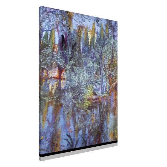 Salvador Dali - THE LAKE AT VILABERTRAN Canvas - 20x30 cm / 8x12 inches-canvas