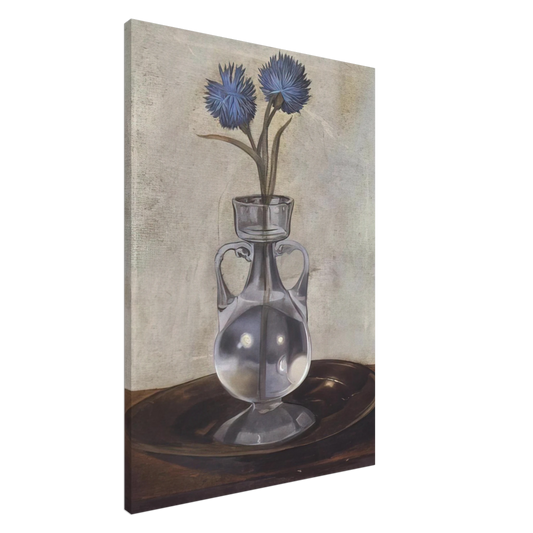 Salvador Dali - THE VASE OF CORNFLOWERS Canvas - 20x30 cm / 8x12 inches-canvas