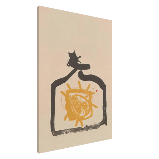 Helen Frankenthaler - May 26th Backwards - 1961 Canvas - 20x30 cm / 8x12 inches-canvas