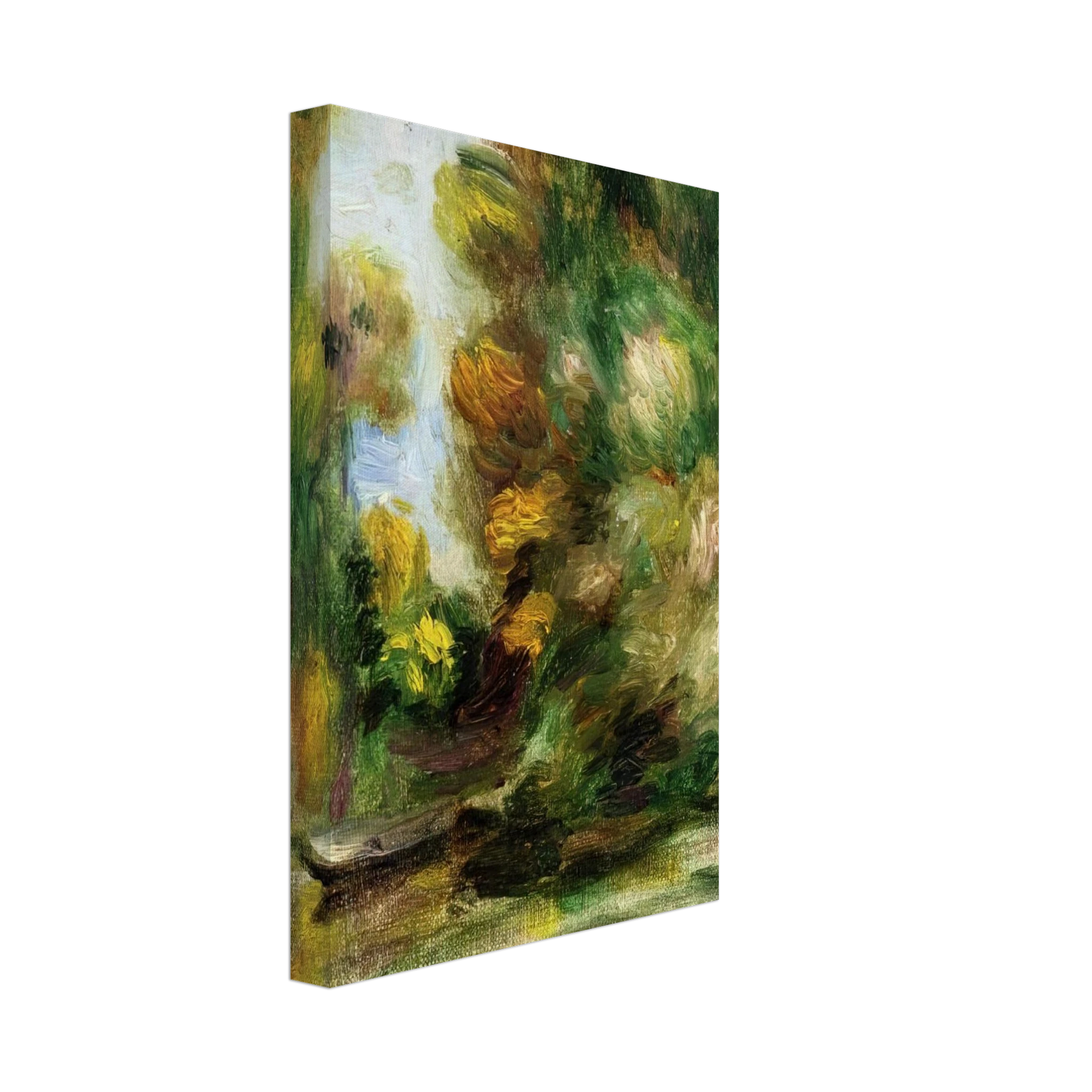 Pierre-Auguste Renoir - Banks of the River Canvas - 40x60 cm / 16x24 inches-canvas