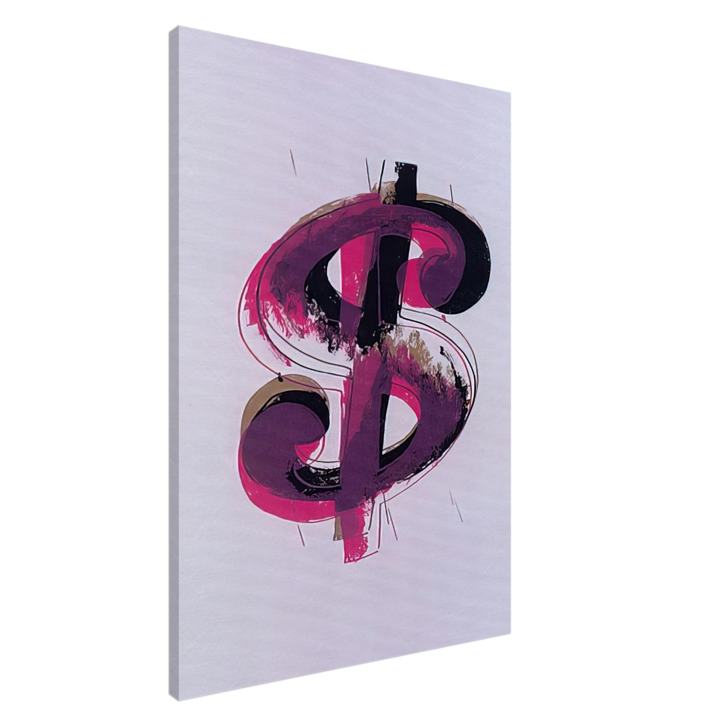 Andy Warhol - Paper Dollar Canvas - 20x30 cm / 8x12 inches-canvas