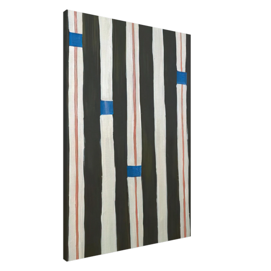 Betty Parsons - Totem Materia - Abstract Expressionism Canvas - 20x30 cm / 8x12 inches-canvas