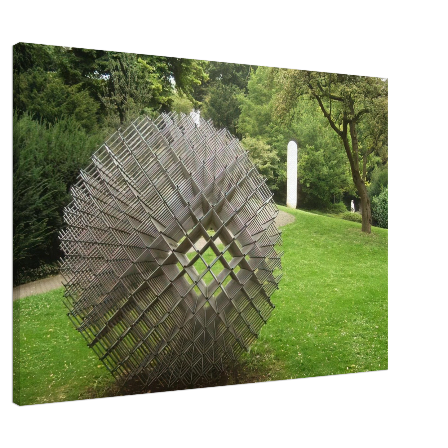 Francois Morellet - Sphere - Matter - 1962 Canvas - 20x30 cm / 8x12 inches-canvas