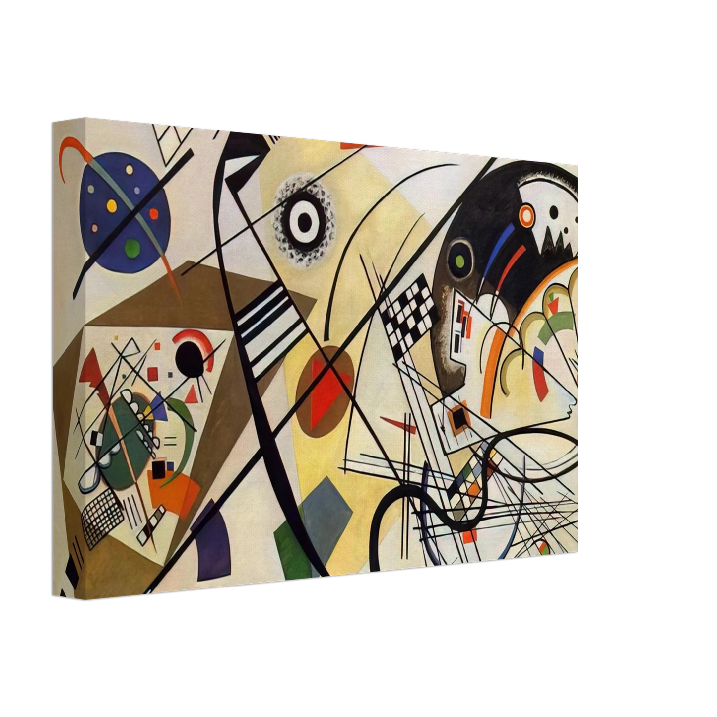 Wassily Kandinsky - TRANSVERSE LINE 1923 Canvas - 40x60 cm / 16x24 inches-canvas