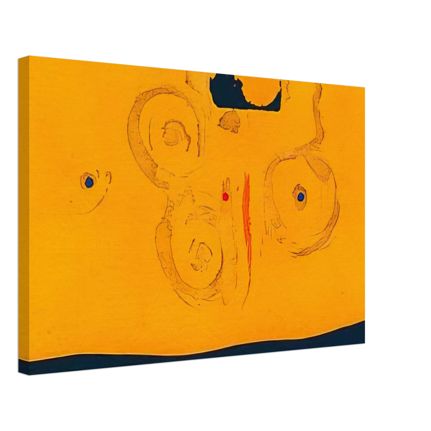 Helen Frankenthaler - Plaza Real - 1988 Canvas - 70x100 cm / 28x40 inches-canvas