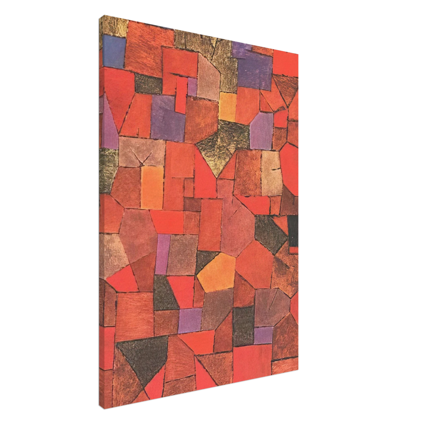 Paul Klee - MOUNTAIN VILLAGE AUTUMNAL 1934 Canvas - 20x30 cm / 8x12 inches-canvas