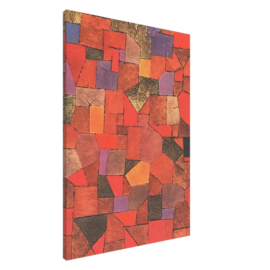 Paul Klee - MOUNTAIN VILLAGE AUTUMNAL 1934 Canvas - 20x30 cm / 8x12 inches-canvas