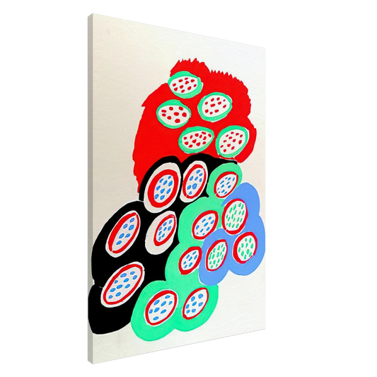 Sonia Delaunay - COMPOSITION 37 Canvas - 20x30 cm / 8x12 inches-canvas