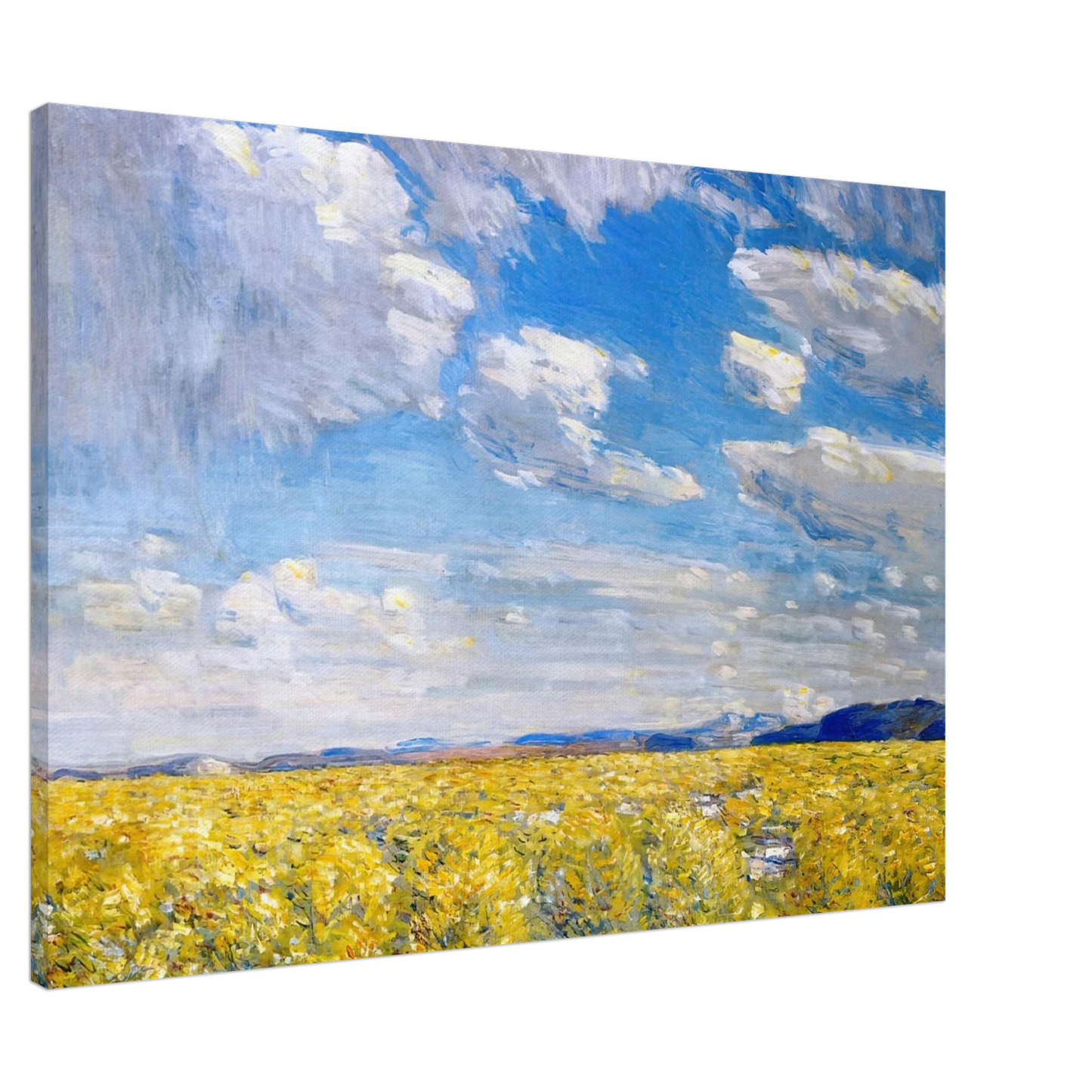 Childe Hassam - Afternoon Sky, Harney Desert Canvas - 20x30 cm / 8x12 inches-canvas