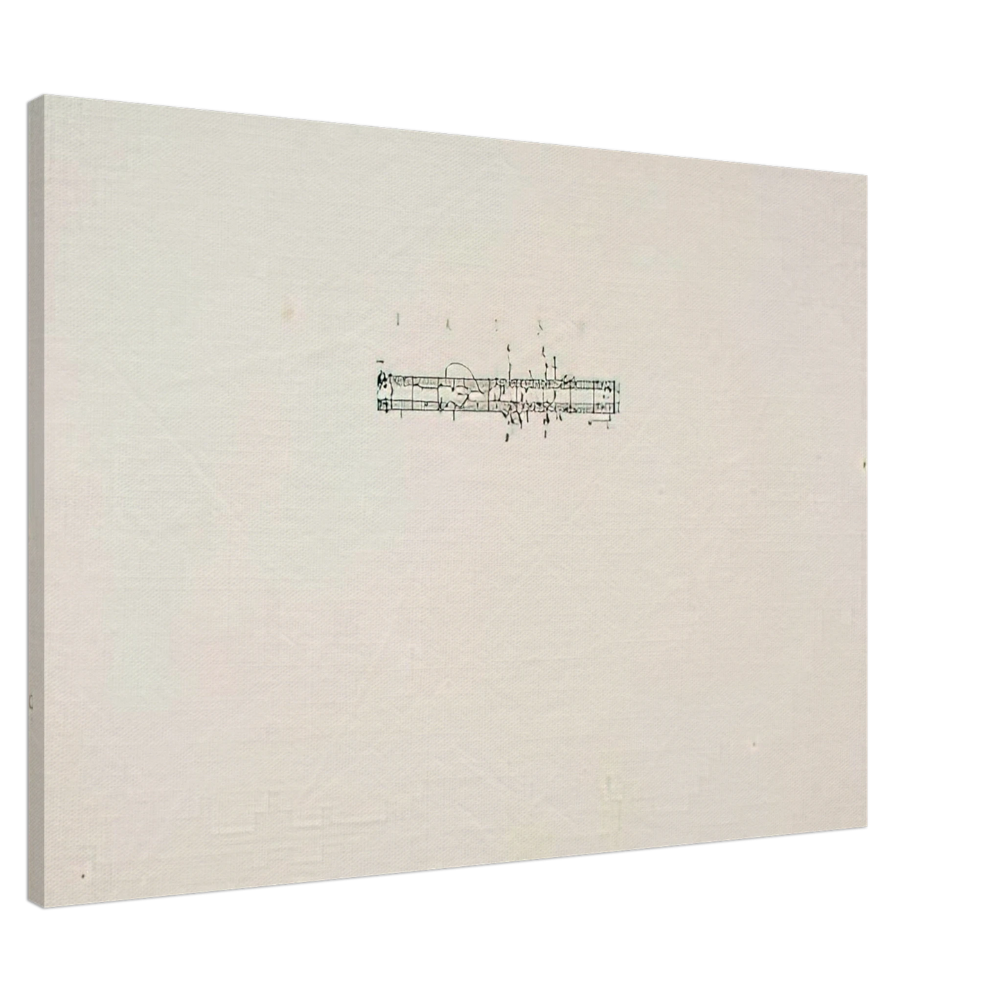 John Cage - Haiku - Neo-Dada Canvas - 20x30 cm / 8x12 inches-canvas