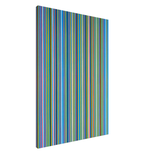 Bridget Riley - ACHEAN 1981 Canvas - 20x30 cm / 8x12 inches-canvas