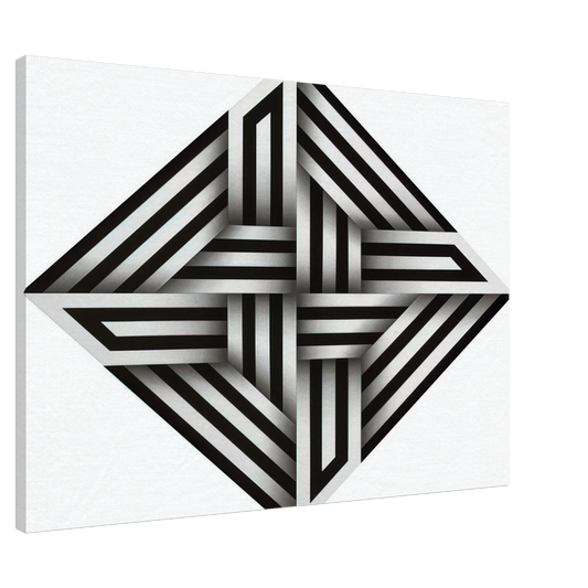 Omar Rayo - Kumo XV - 1973 Canvas - 20x30 cm / 8x12 inches-canvas