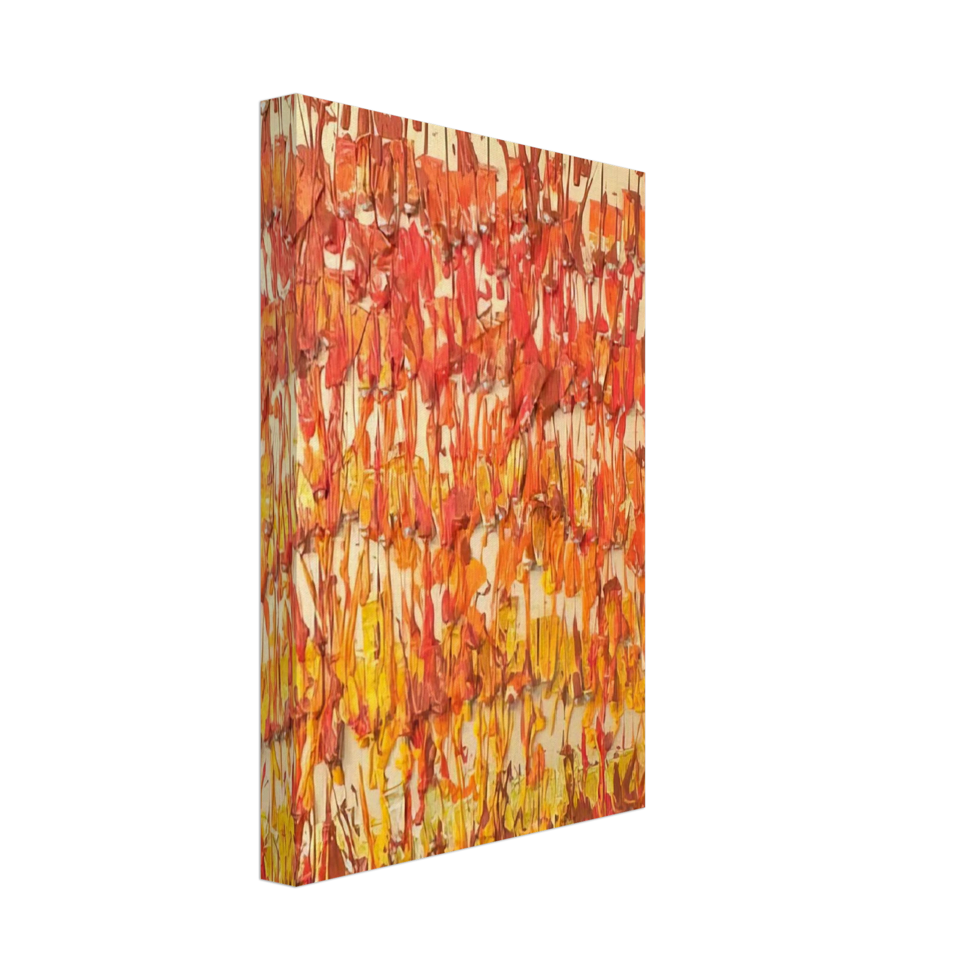 Arman - Dirty Painting - 1989 Canvas - 70x100 cm / 28x40 inches-canvas