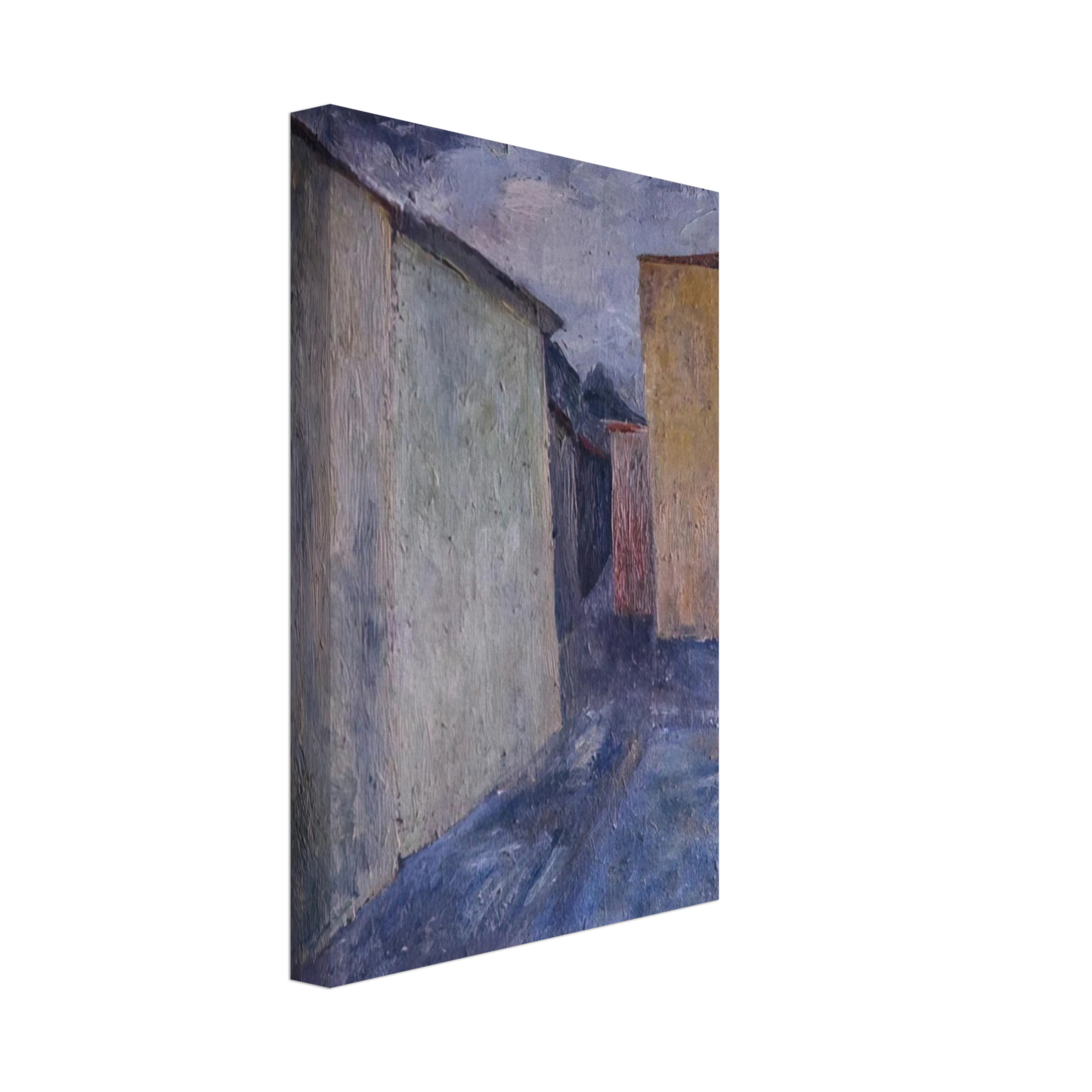 Alberto Burri - Upper Piazza - 1947 Canvas - 70x100 cm / 28x40 inches-canvas