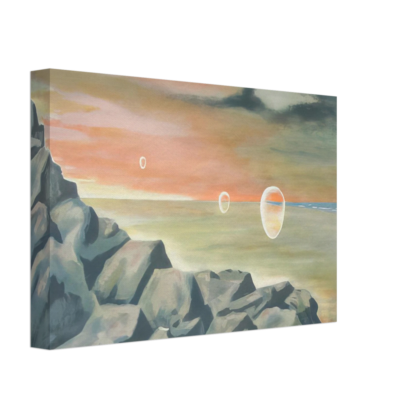 Clarence Holbrook Carter - Eschantos 21 - Magic Realism Canvas - 70x100 cm / 28x40 inches-canvas