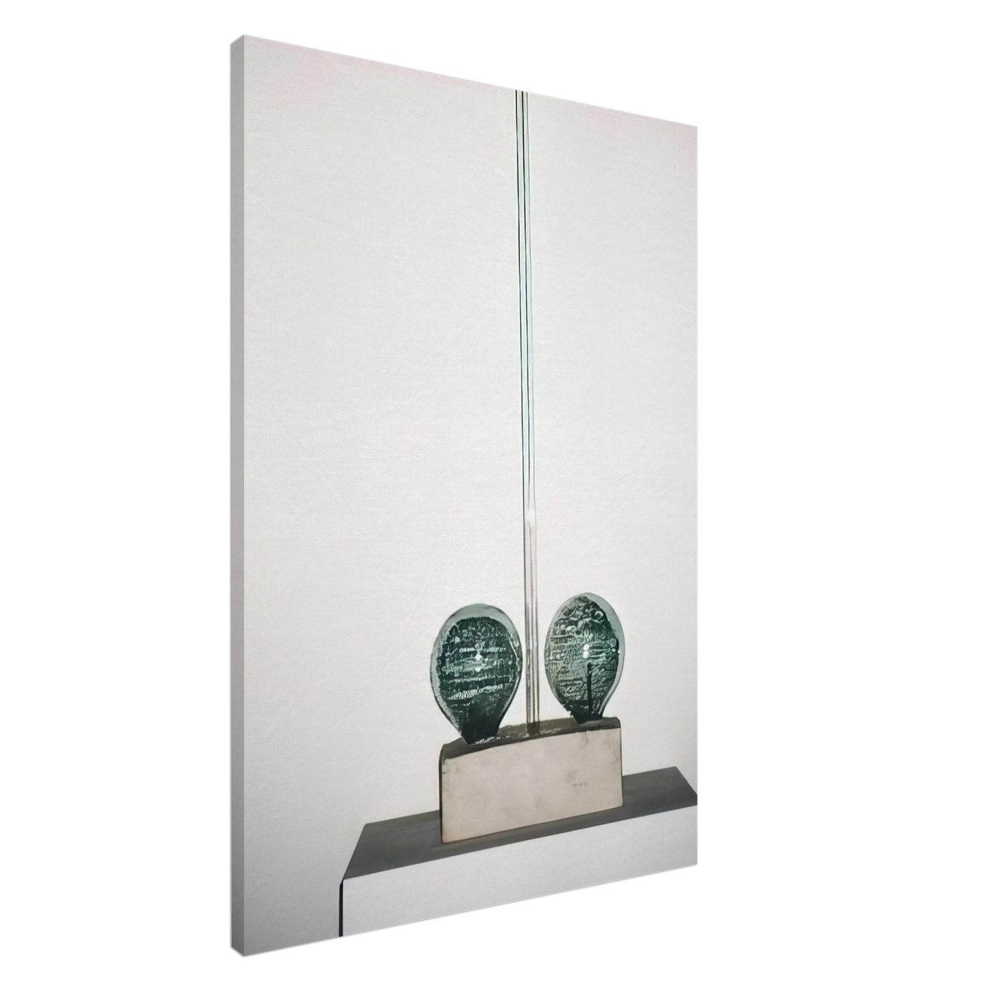 Robert Rauschenberg - THE MAN WITH TWO SOULS 1950 Canvas - 20x30 cm / 8x12 inches-canvas