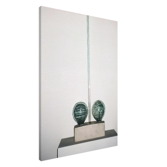 Robert Rauschenberg - THE MAN WITH TWO SOULS 1950 Canvas - 20x30 cm / 8x12 inches-canvas