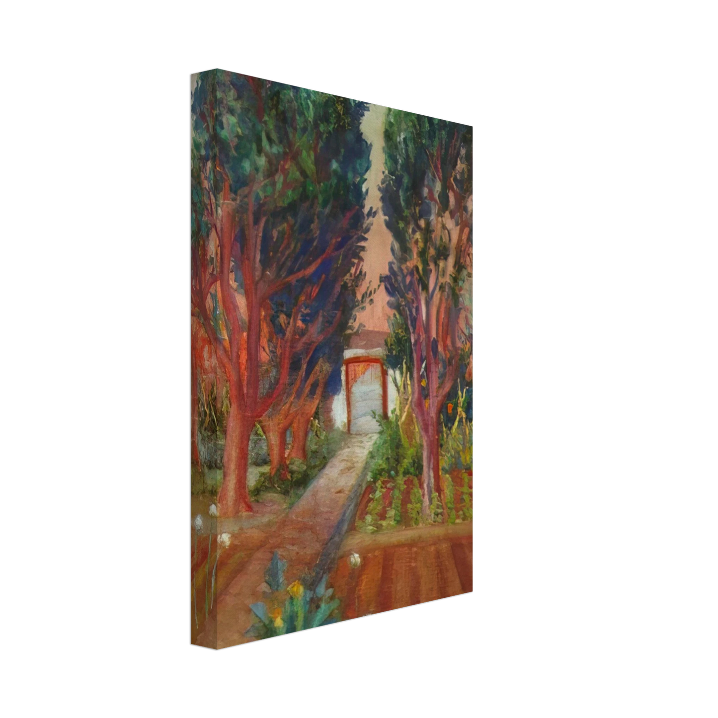 Salvador Dali - THE VEGETABLE GARDEN OF LLANER Canvas - 70x100 cm / 28x40 inches-canvas