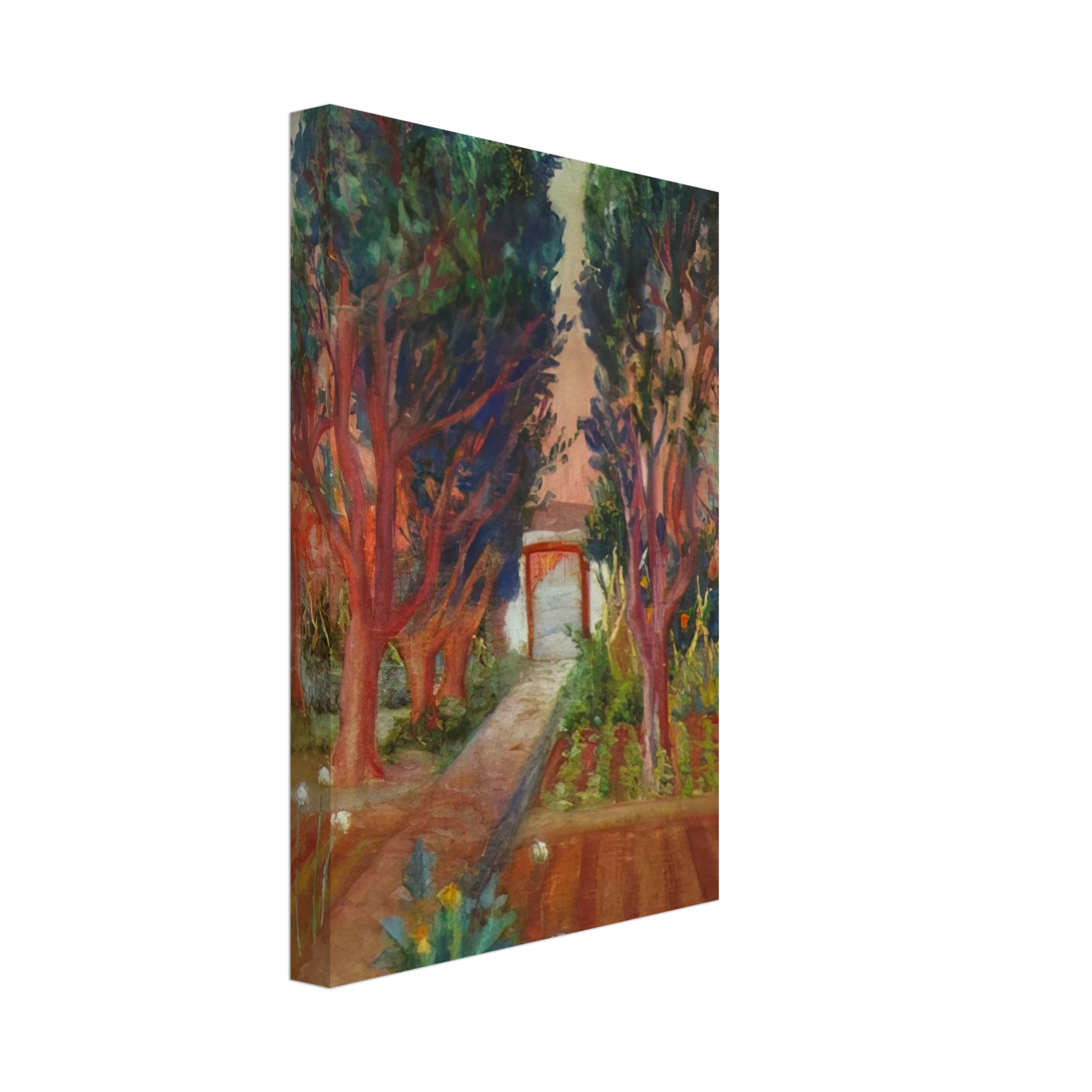 Salvador Dali - THE VEGETABLE GARDEN OF LLANER Canvas - 70x100 cm / 28x40 inches-canvas