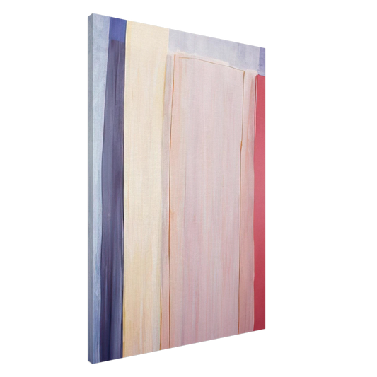 Ronnie Landfield - Trains and Oceans - 1973 Canvas - 20x30 cm / 8x12 inches-canvas