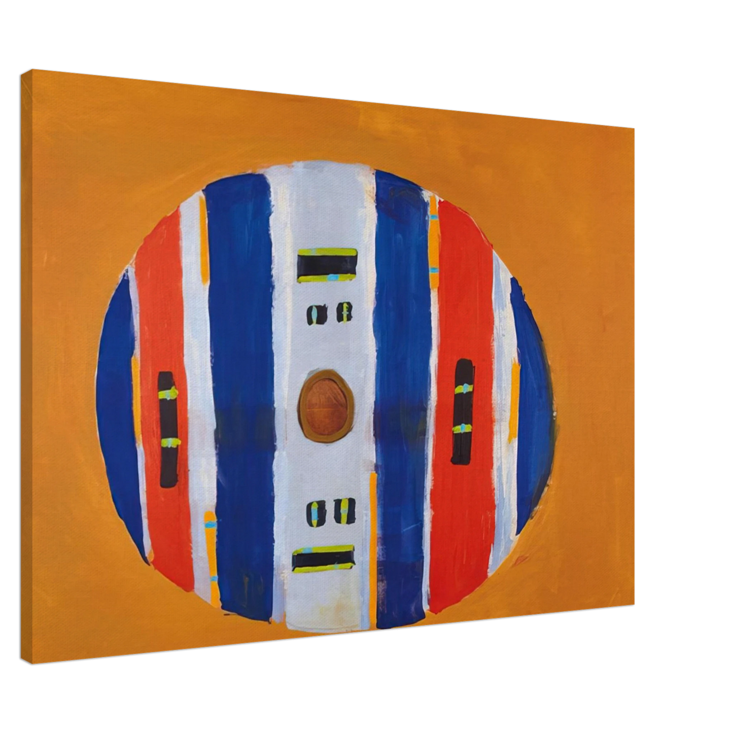 Betty Parsons - Target - 1981 Canvas - 20x30 cm / 8x12 inches-canvas