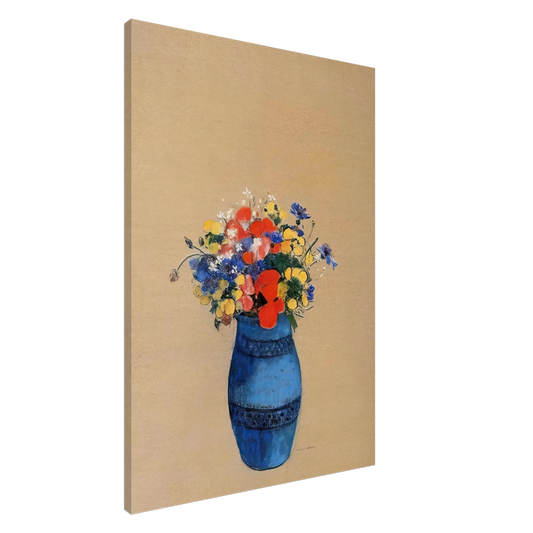 Odilon Redon - VASE OF FLOWERS 6 Canvas - 20x30 cm / 8x12 inches-canvas