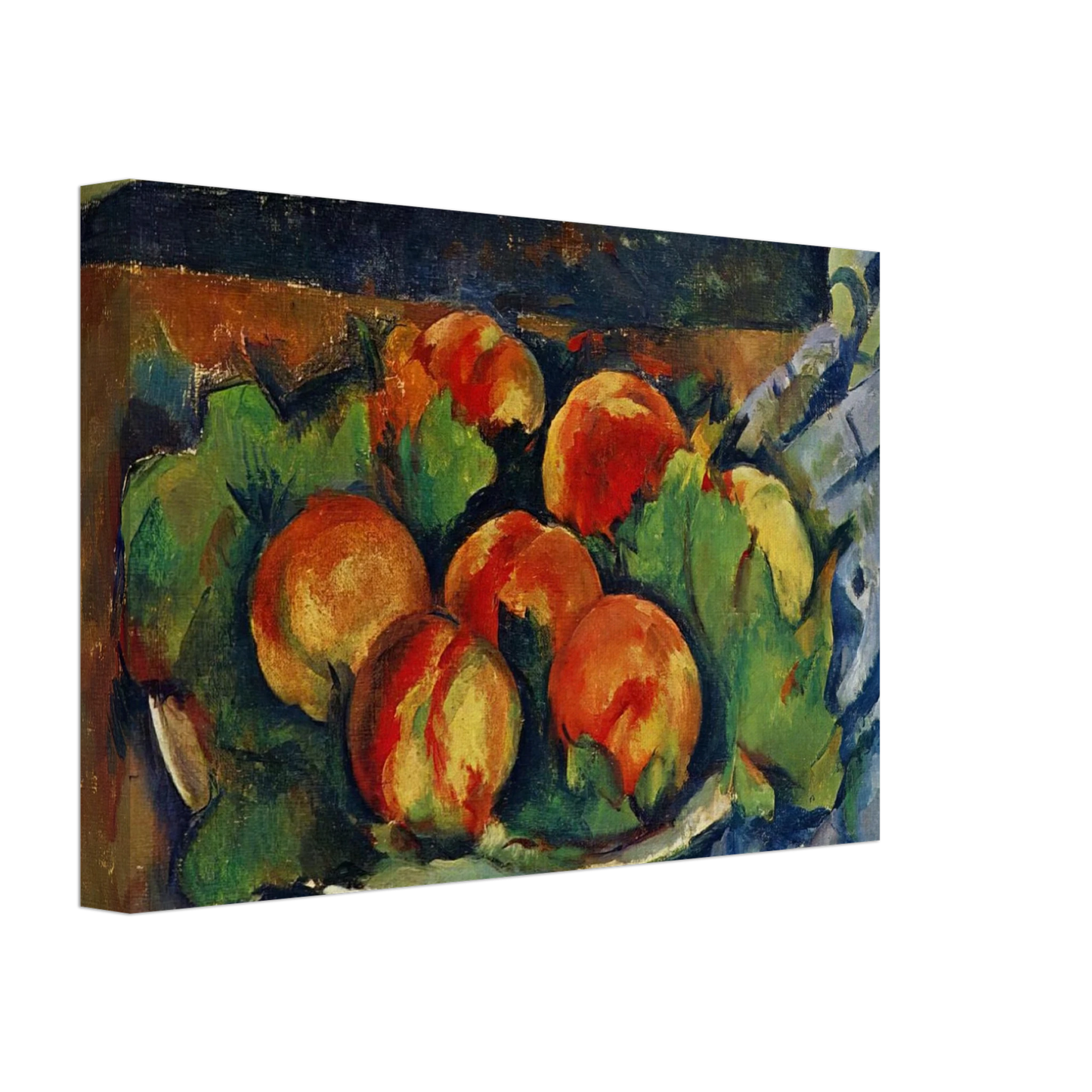 Paul Cezanne - Dish of Peaches Canvas - 70x100 cm / 28x40 inches-canvas