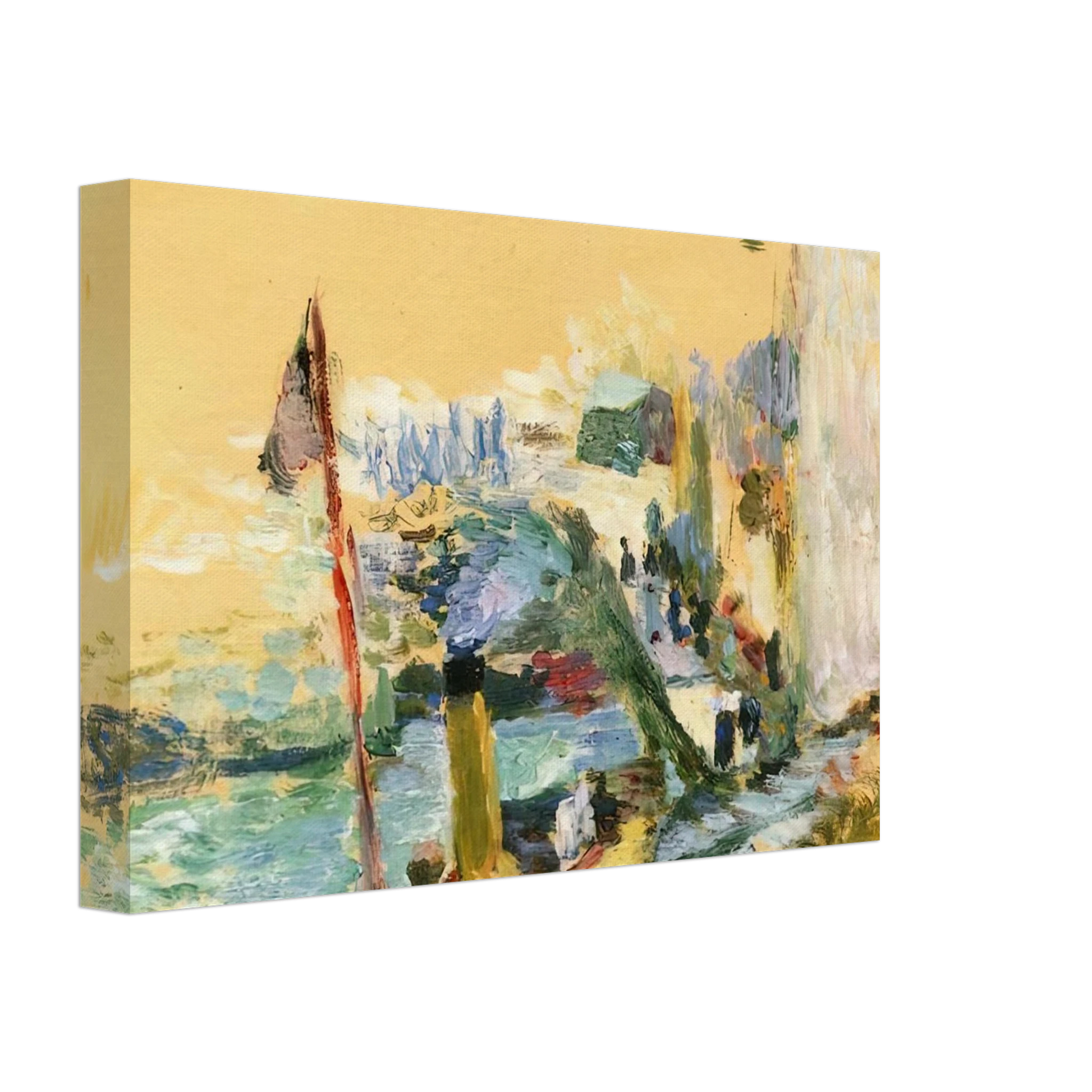 Henri Matisse - THE PORT OF BELLE ISLE SUR MER 1897 Canvas - 40x60 cm / 16x24 inches-canvas