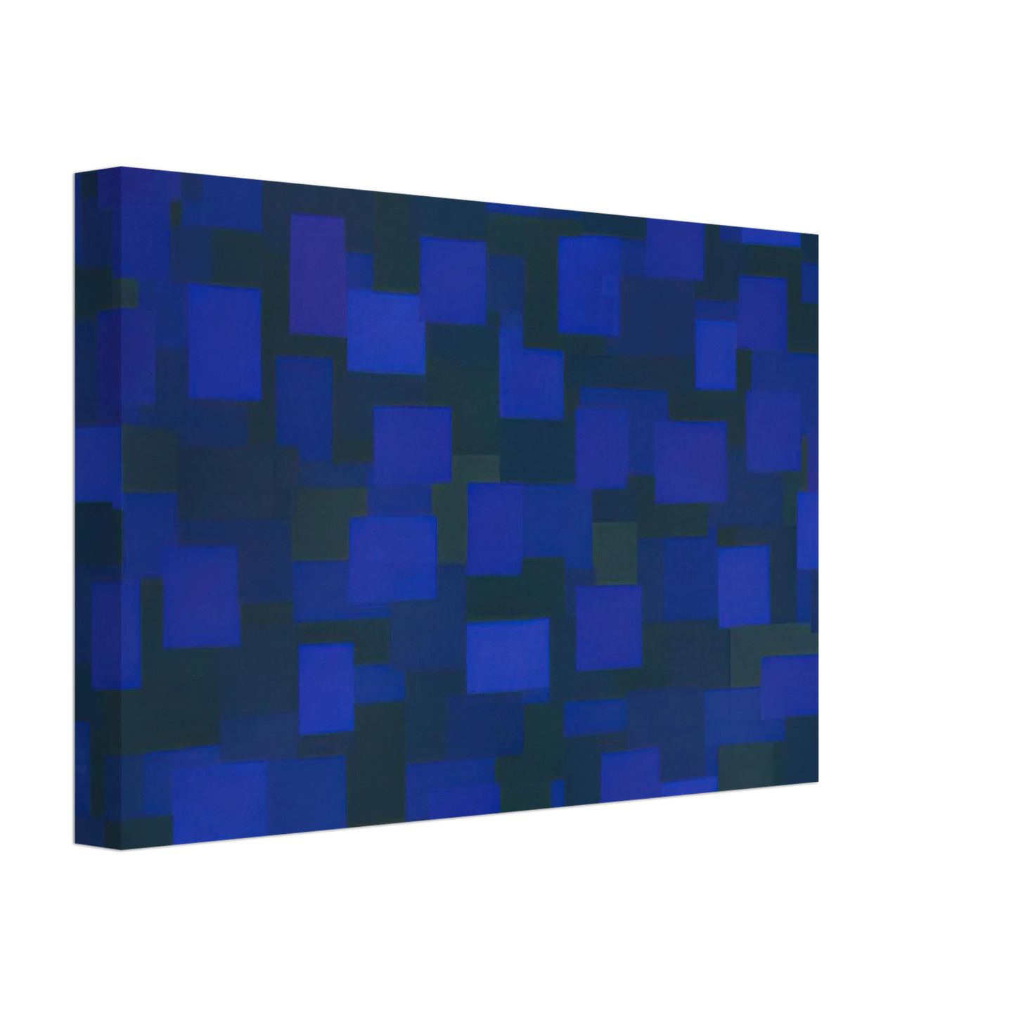 Ad Reinhardt - Number 88 Blue - 1950 Canvas - 70x100 cm / 28x40 inches-canvas