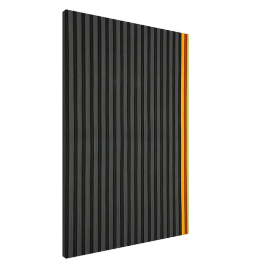 Gene Davis - Licorice Stick - 1961 Canvas - 20x30 cm / 8x12 inches-canvas