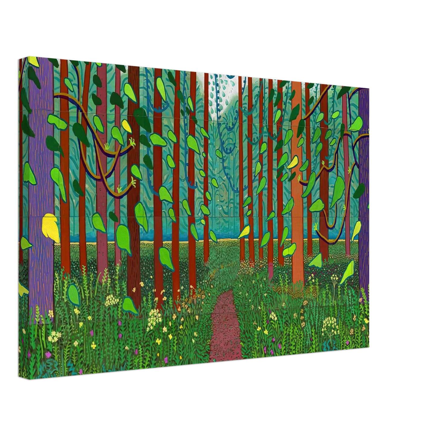 David Hockney - David Hockney Canvas - 70x100 cm / 28x40 inches-canvas