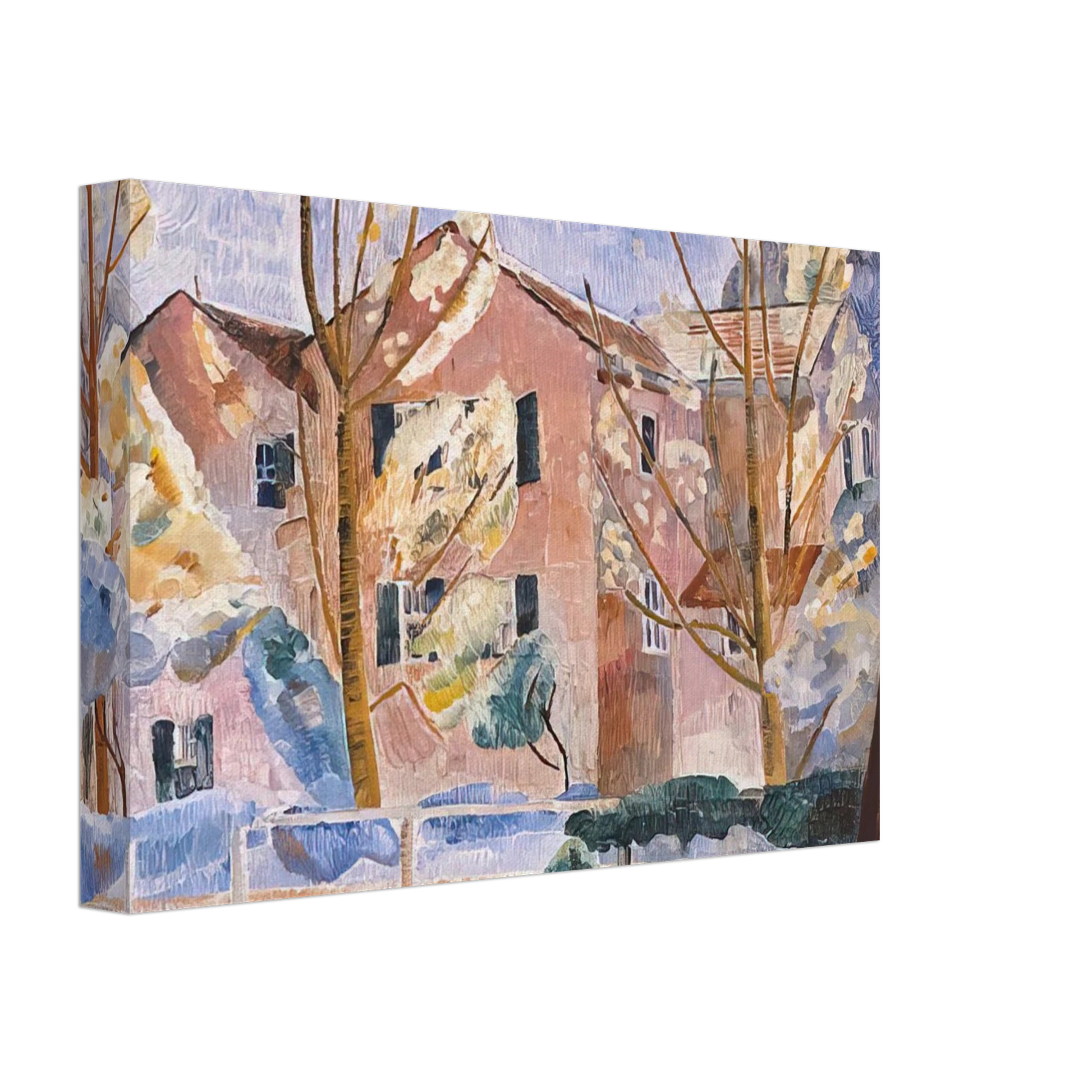 Grace Cossington Smith - House with trees - 1935 Canvas - 70x100 cm / 28x40 inches-canvas