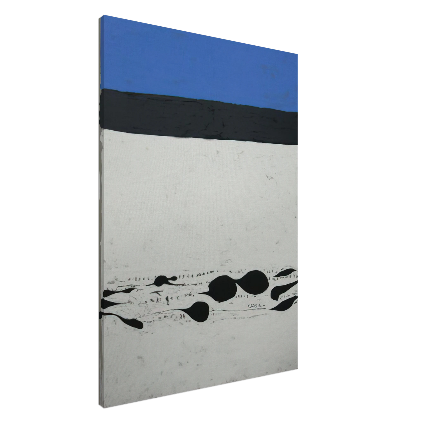 Adja Yunkers - Passages Des Soupias - 1973 Canvas - 20x30 cm / 8x12 inches-canvas