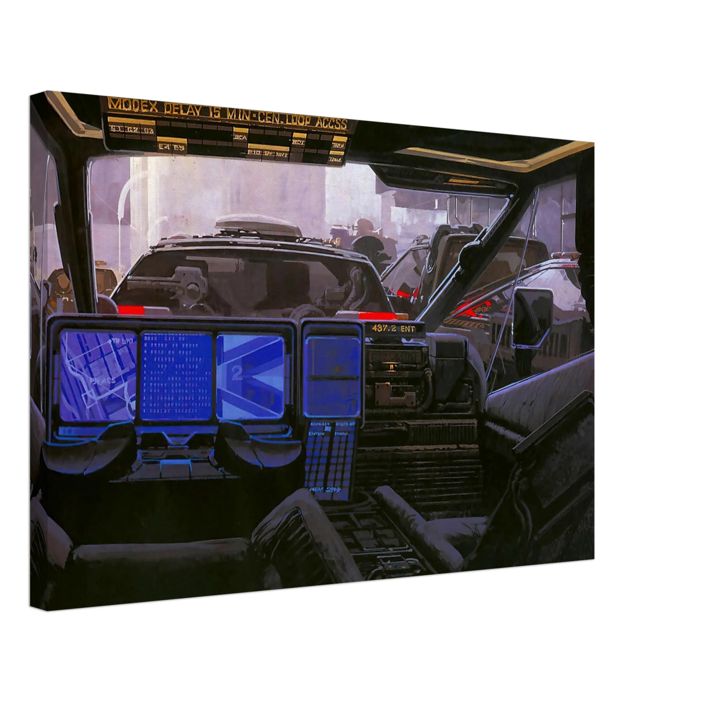 Syd Mead - Syd Mead Canvas - 40x60 cm / 16x24 inches-canvas