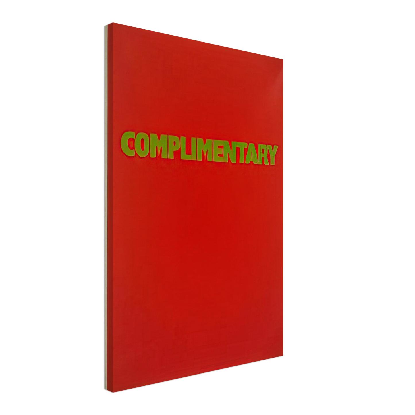 Billy Apple - Complimentary - 1990 Canvas - 40x60 cm / 16x24 inches-canvas