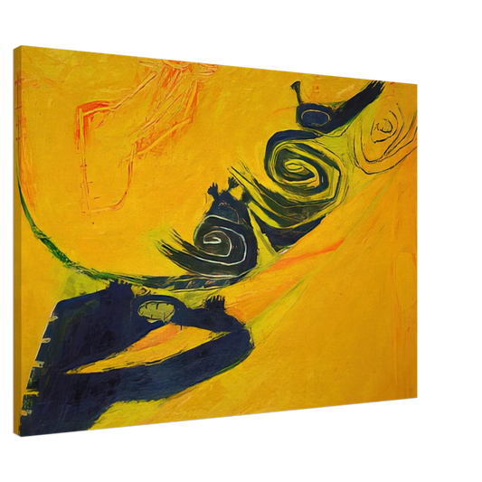 Frank Lobdell - Summer - 1962 Canvas - 20x30 cm / 8x12 inches-canvas