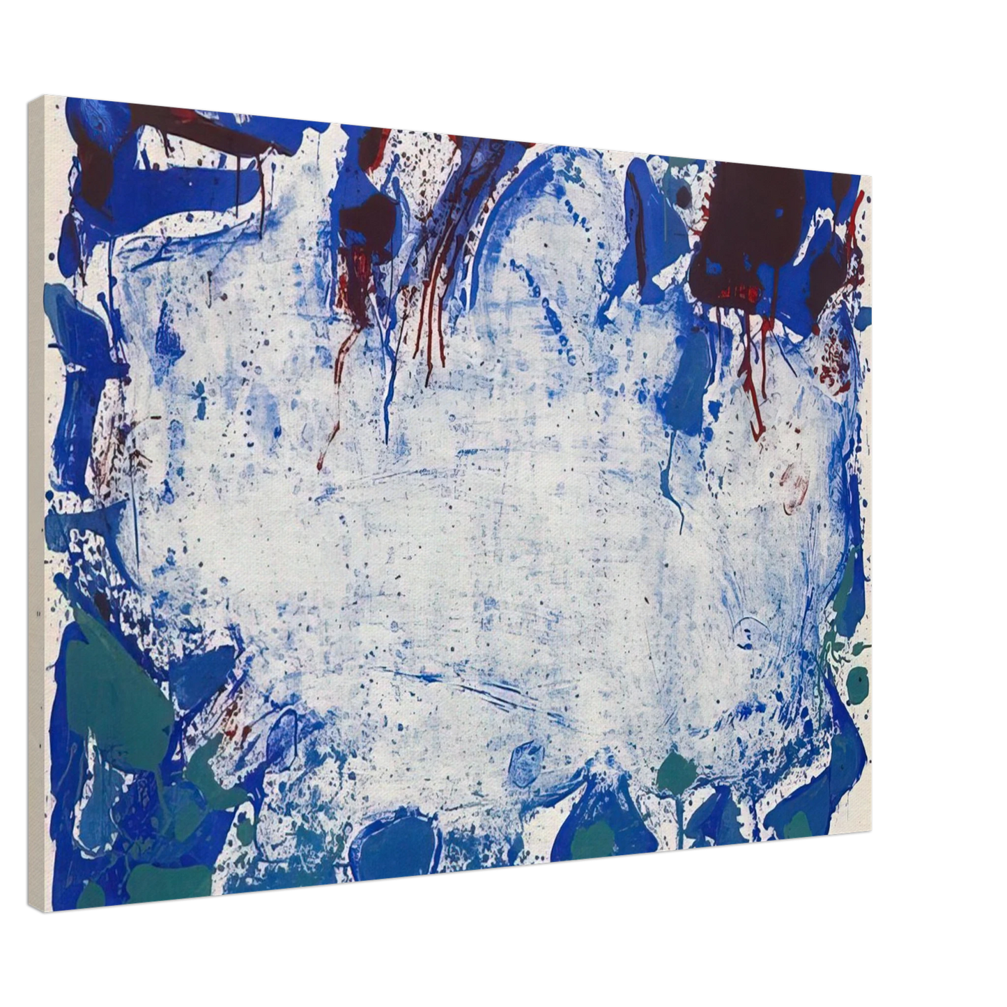 Sam Francis - Happy Death Stone Canvas - 20x30 cm / 8x12 inches-canvas