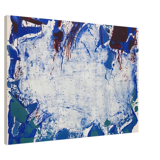 Sam Francis - Happy Death Stone Canvas - 20x30 cm / 8x12 inches-canvas