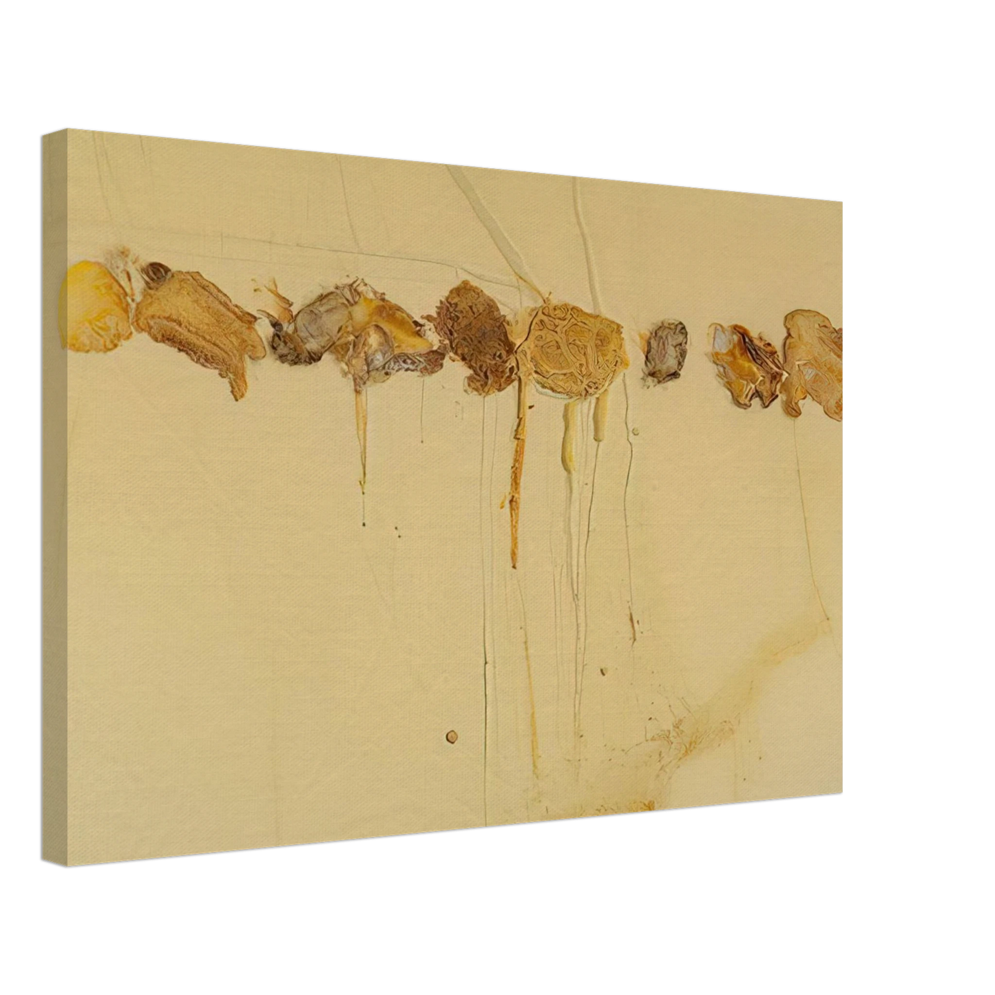 Dieter Roth - Cheese Race - 1970 Canvas - 70x100 cm / 28x40 inches-canvas