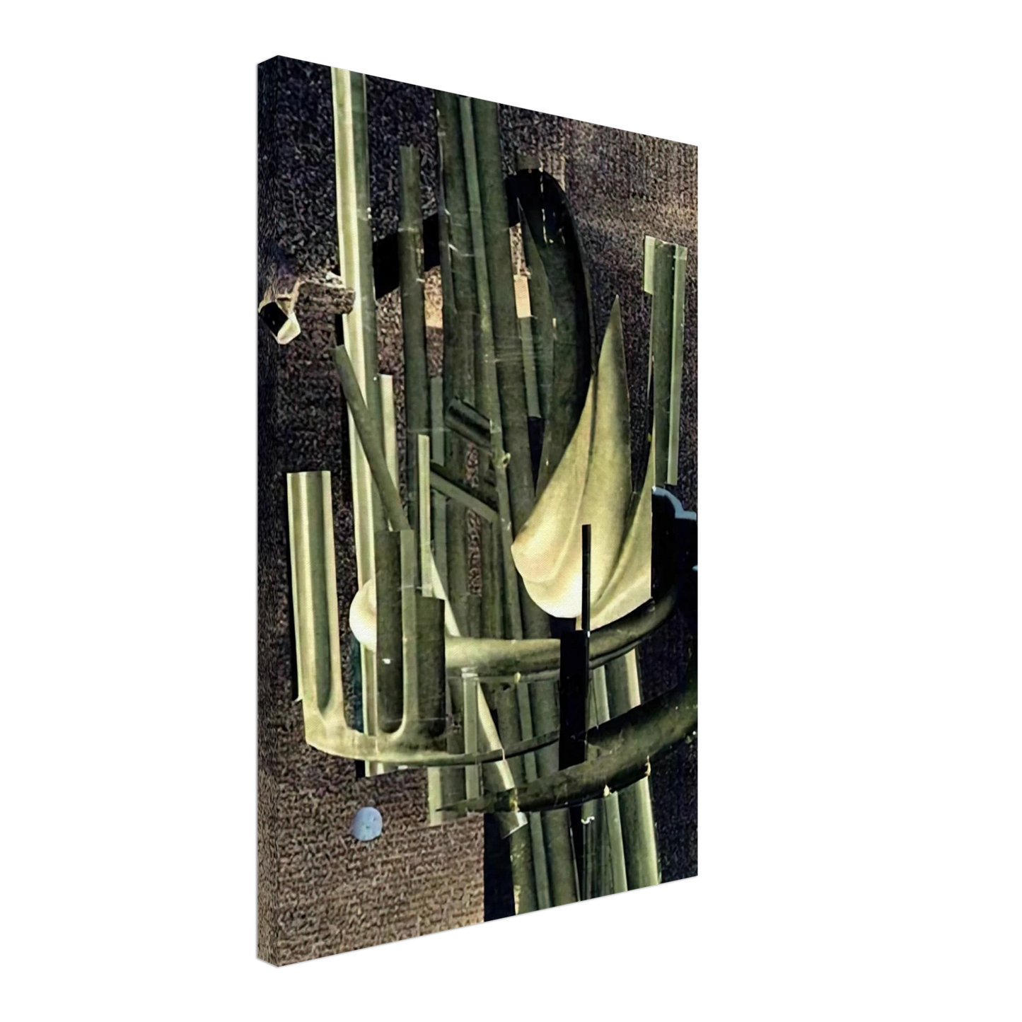 Hannah Hoch - RAUMFAHRT 1956 Canvas - 40x60 cm / 16x24 inches-canvas