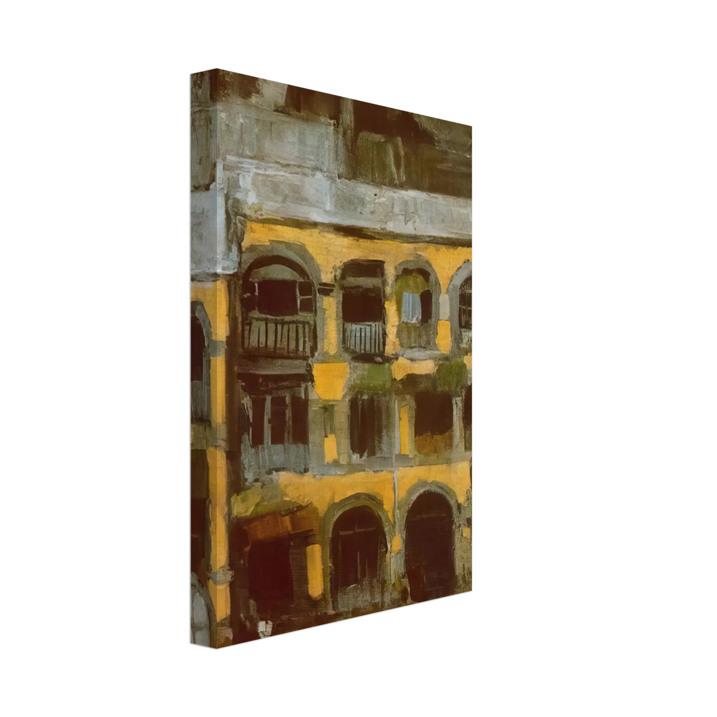 Pablo Picasso - A blue house Canvas - 70x100 cm / 28x40 inches-canvas