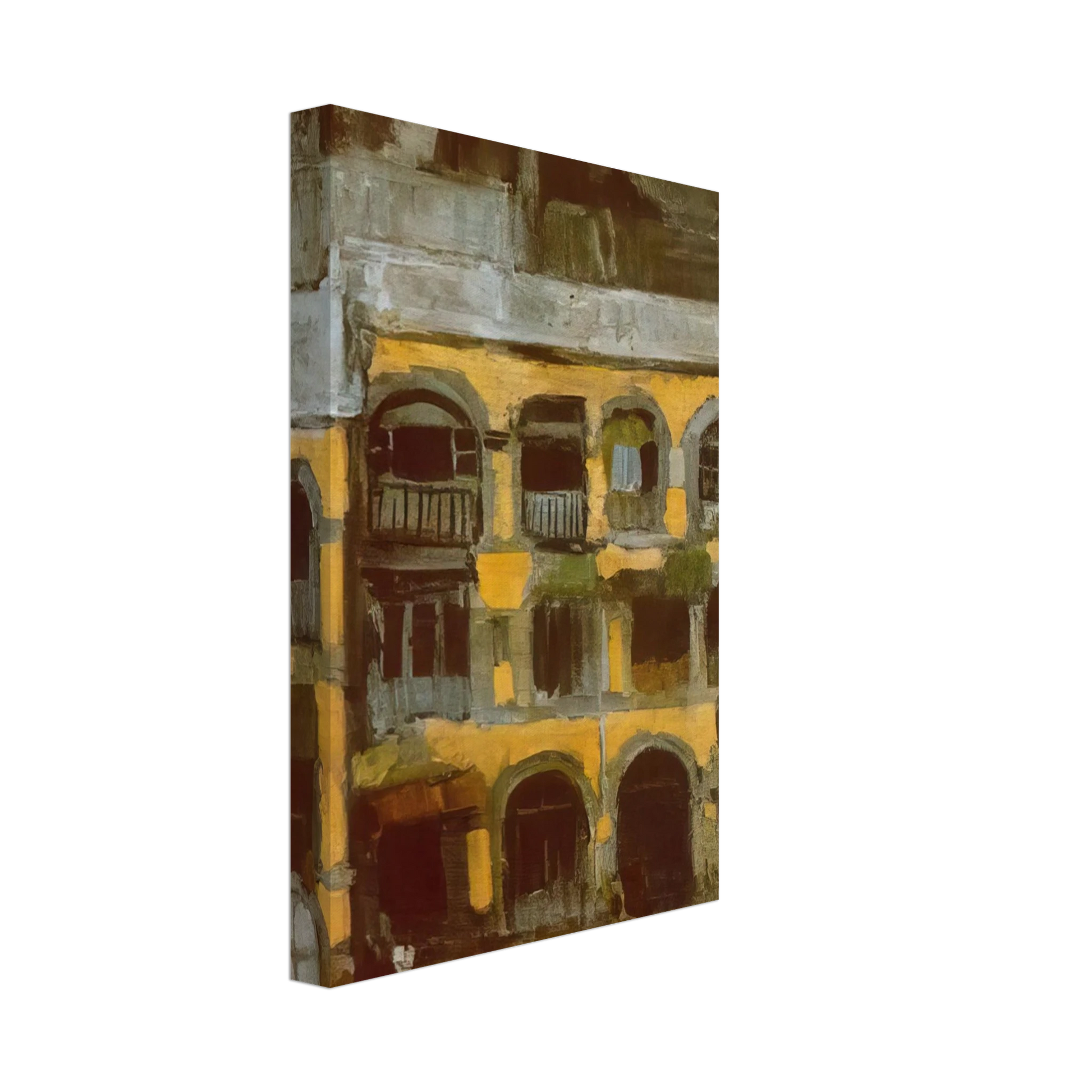 Pablo Picasso - A blue house Canvas - 70x100 cm / 28x40 inches-canvas