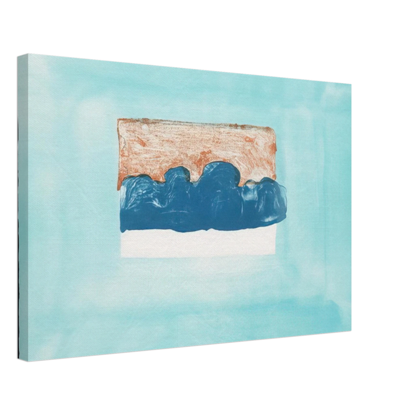 Howard Hodgkin - Untitled - 1976 Canvas - 40x60 cm / 16x24 inches-canvas