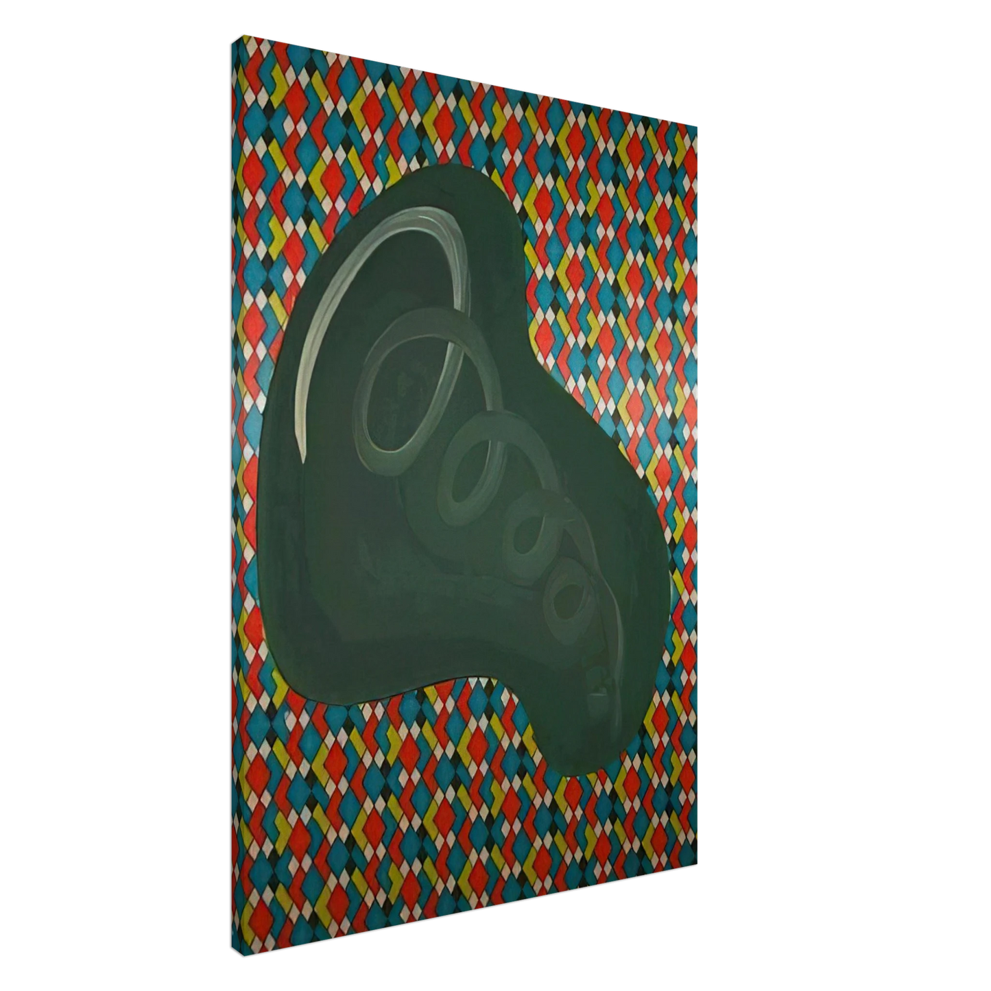 Sigmar Polke - NIERENFORM 1969 Canvas - 20x30 cm / 8x12 inches-canvas