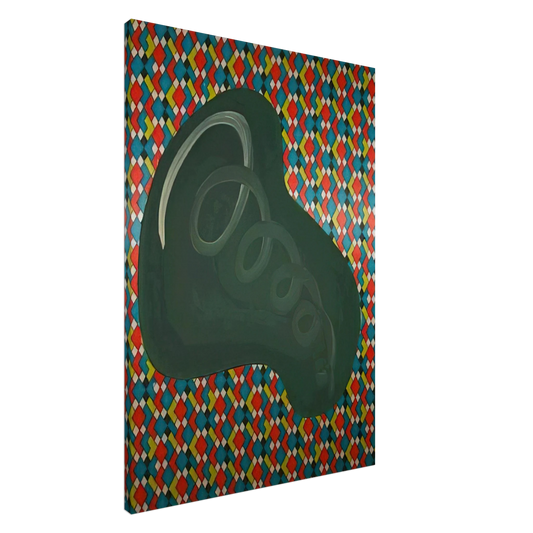 Sigmar Polke - NIERENFORM 1969 Canvas - 20x30 cm / 8x12 inches-canvas