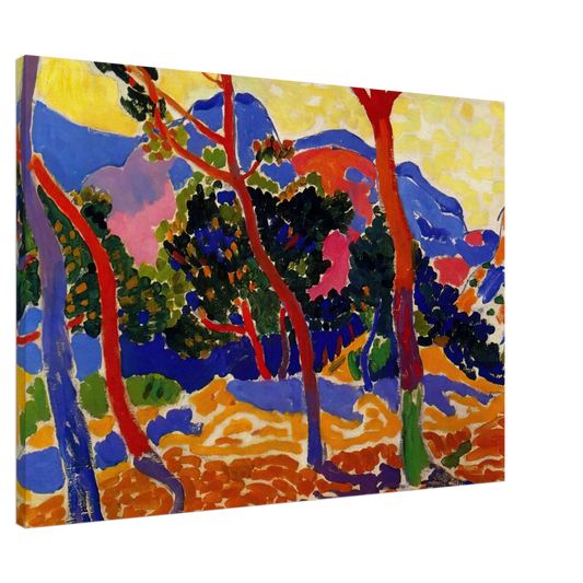 Andre Derain - THE TREES Canvas - 20x30 cm / 8x12 inches-canvas